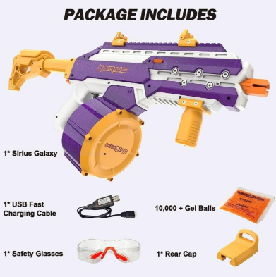 CosmoX Sirius Sci-Fi Gel Blaster (Purple & Amethyst)