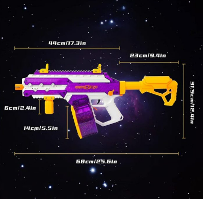 CosmoX Sirius Sci-Fi Gel Blaster (Purple & Amethyst)
