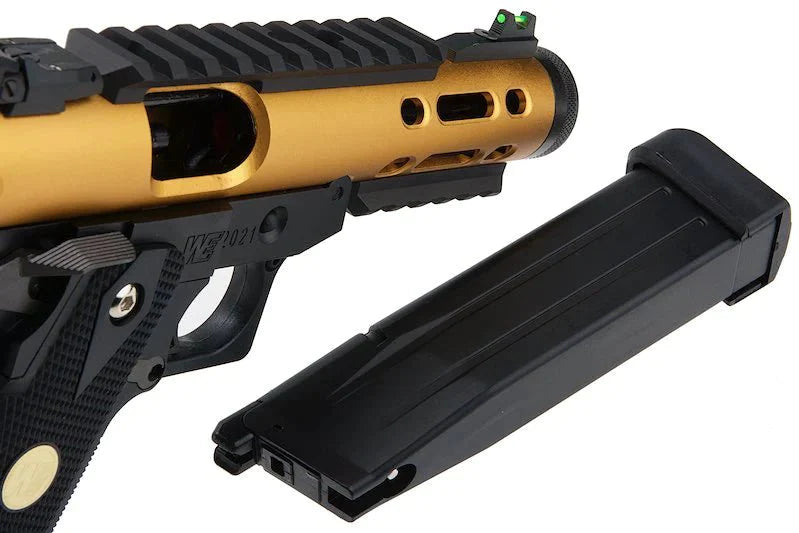 WE Galaxy Hi-Capa 5.1 Type A GBB Pistol - Gold Slide K Frame - Gel Blaster Guns, Pistols, Handguns, Rifles For Sale