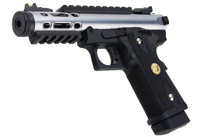 WE Galaxy Hi-Capa 5.1 Type A GBB Pistol - Silver Slide K Frame - Gel Blaster Guns, Pistols, Handguns, Rifles For Sale