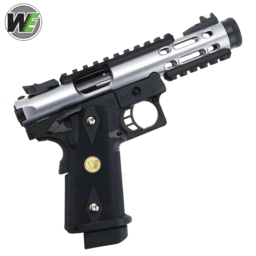 WE Galaxy Hi-Capa 5.1 Type A GBB Pistol - Silver Slide K Frame - Gel Blaster Guns, Pistols, Handguns, Rifles For Sale