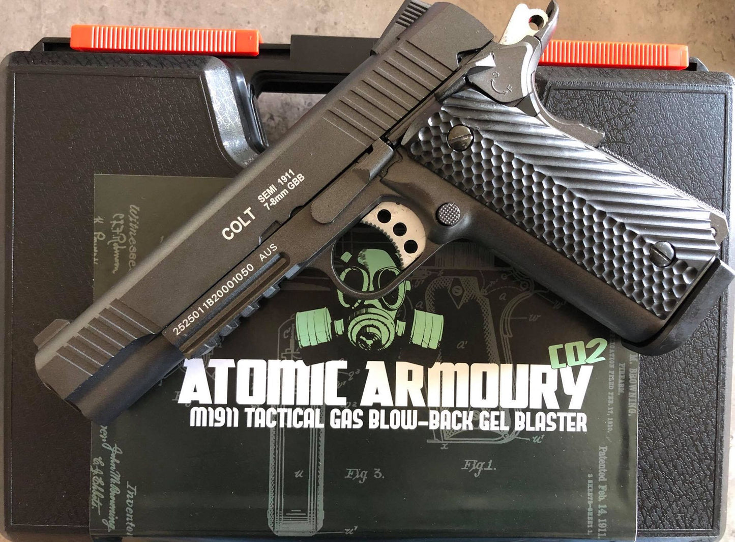 ATOMIC ARMOURY 1911 TACTICAL GBB Pistol - Gel Blaster Guns, Pistols, Handguns, Rifles For Sale