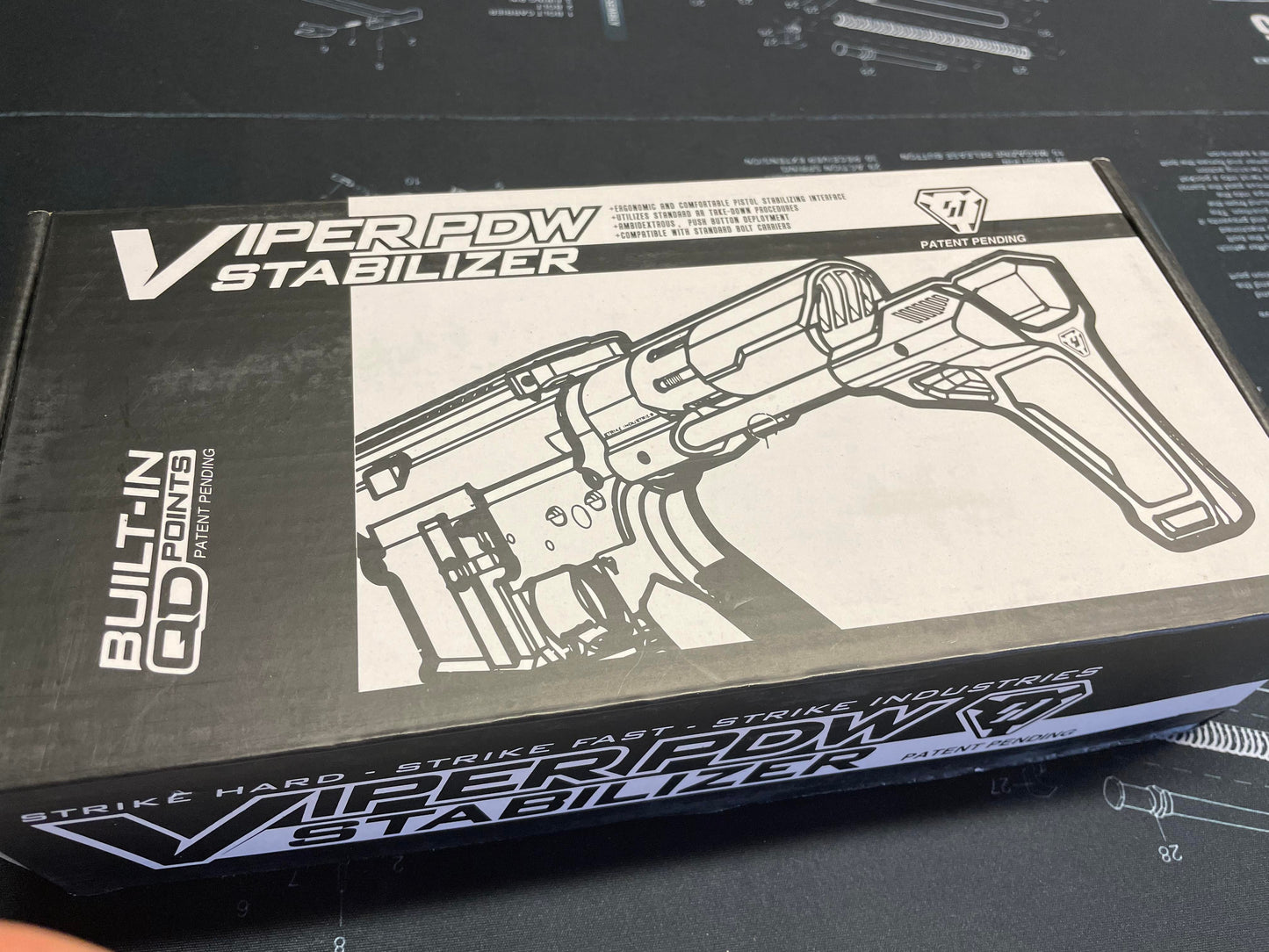 Strike Industries Viper PDW Stock - Gel Blaster Parts & Accessories For Sale