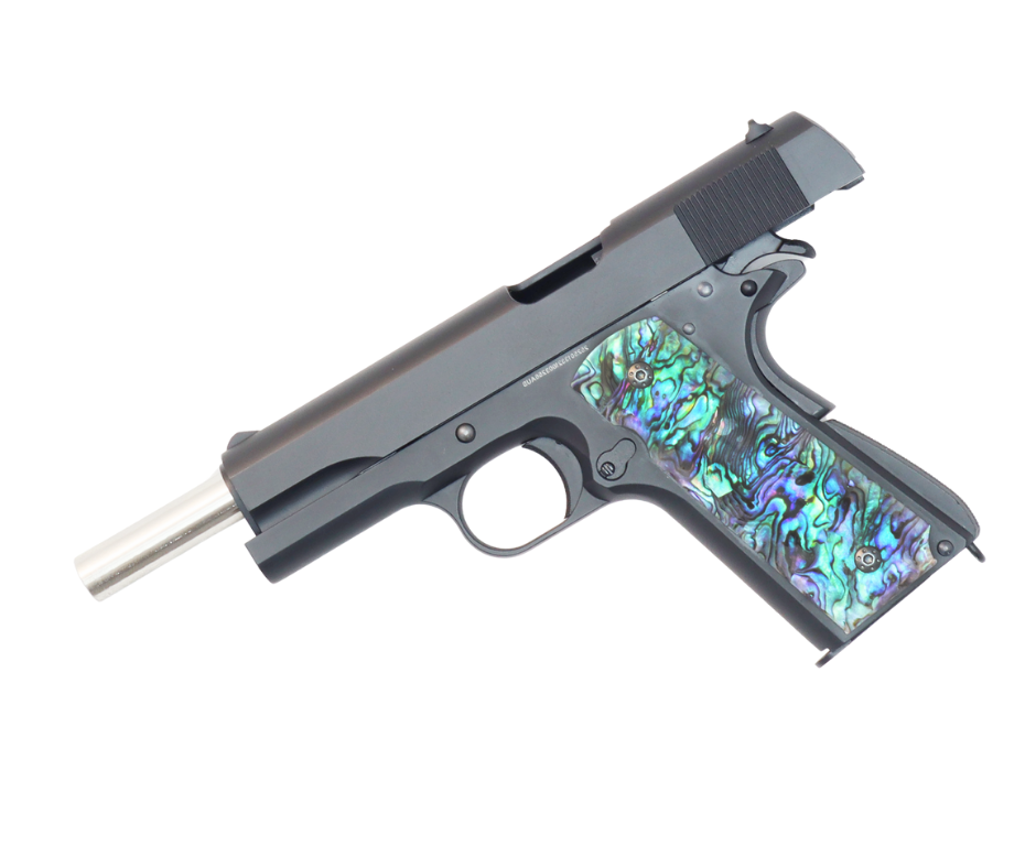 Custom 1911 Black GBB Pistol with Pearl Grips (Gas) - Gel Blaster Guns, Pistols, Handguns, Rifles For Sale