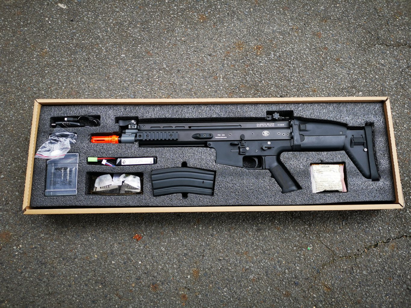 CYMA SCAR-L (V2) Metal Gel Blaster (Black) - Gel Blaster Guns, Pistols, Handguns, Rifles For Sale