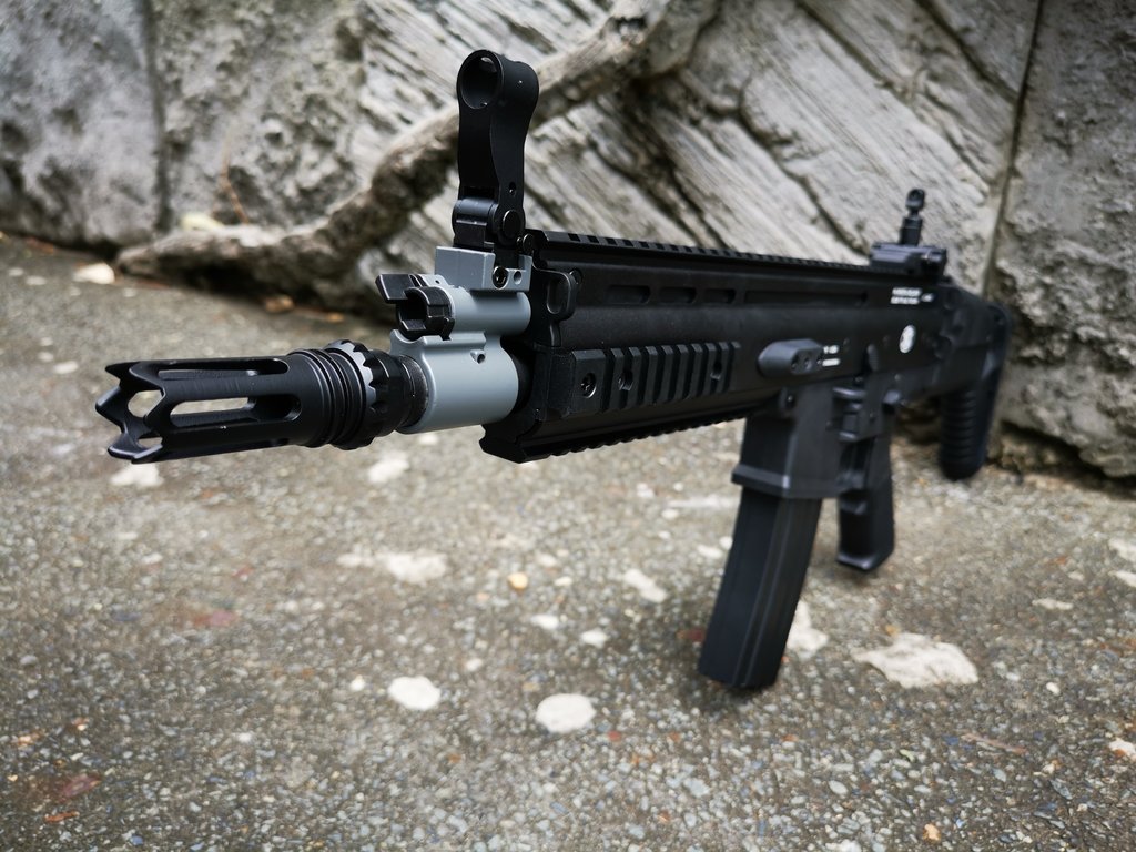 CYMA SCAR-L (V2) Metal Gel Blaster (Black) - Gel Blaster Guns, Pistols, Handguns, Rifles For Sale