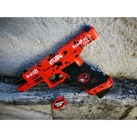 Double Bell Glock G17 "Tea Bag" Deadpool (Gas) - Gel Blaster Guns, Pistols, Handguns, Rifles For Sale