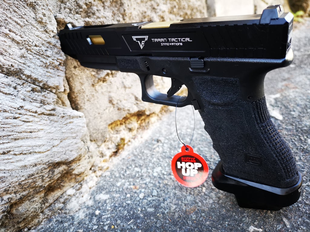 Double Bell Glock G34 TTI John Wick (Gas) Black - Gel Blaster Guns, Pistols, Handguns, Rifles For Sale