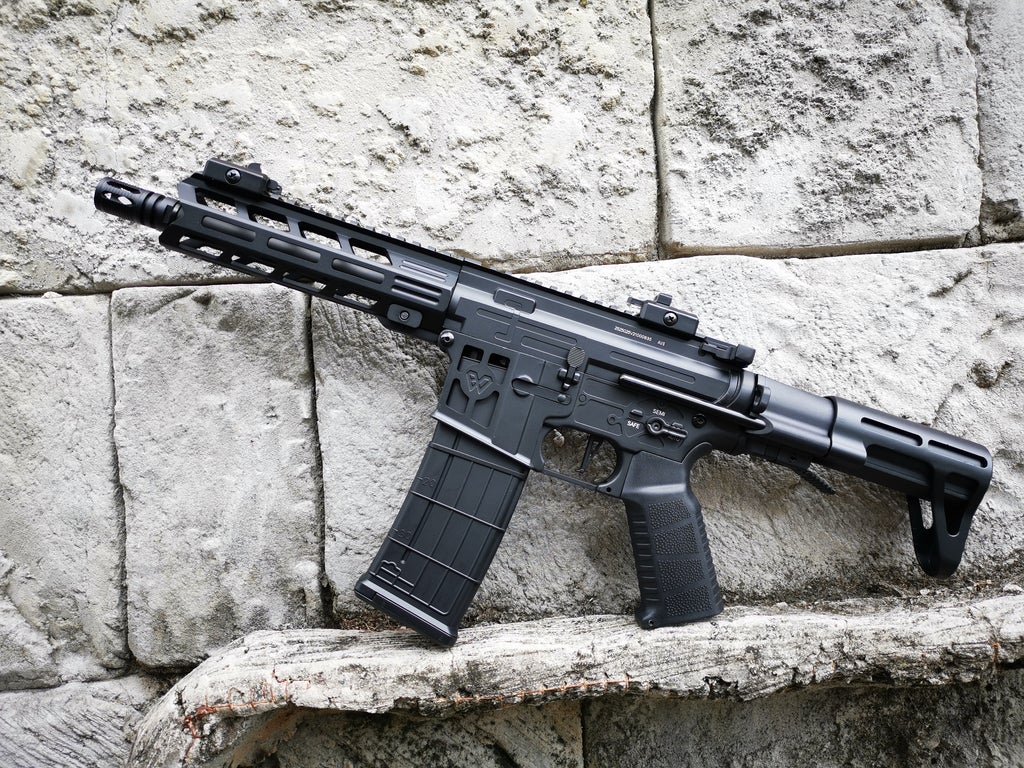 Well CQB T6 Full Metal CNC Custom with Mosfet - Black