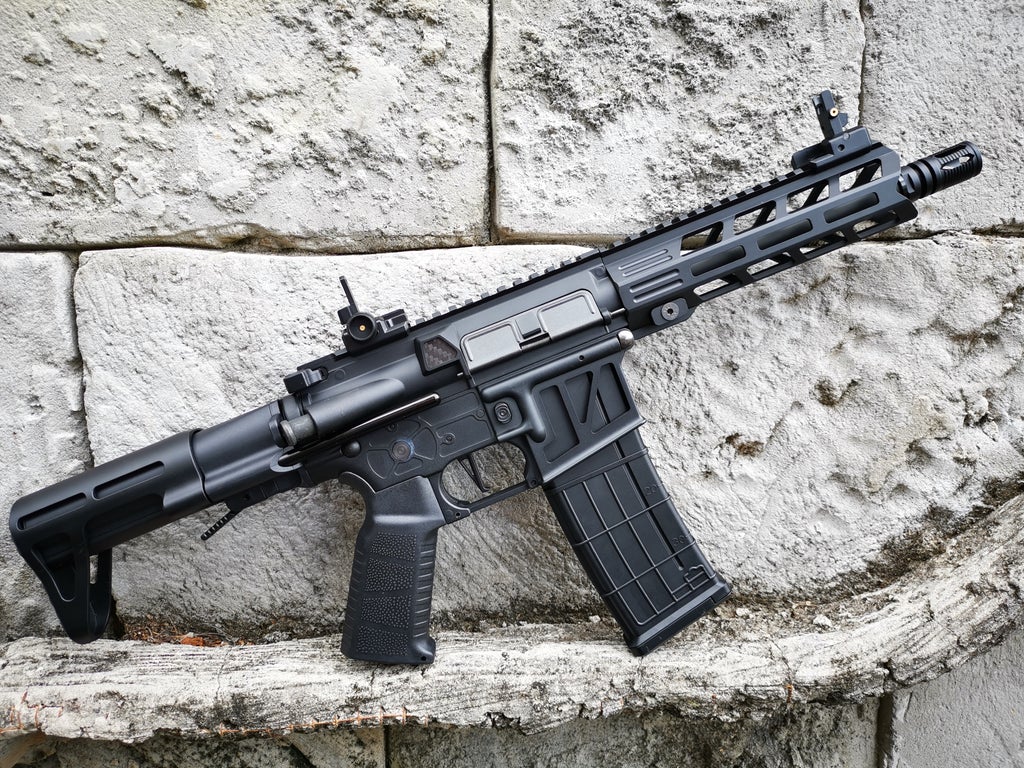 Well CQB T6 Full Metal CNC Custom with Mosfet - Black