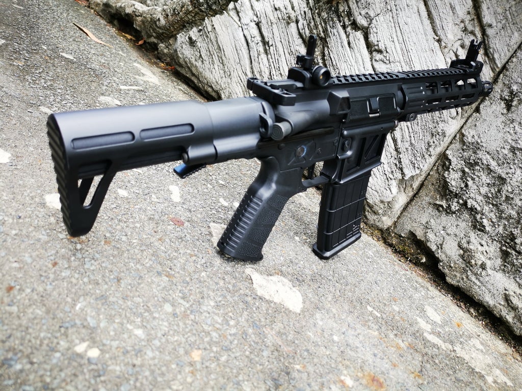 Well CQB T6 Full Metal CNC Custom with Mosfet - Black