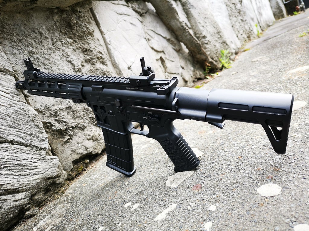 Well CQB T6 Full Metal CNC Custom with Mosfet - Black