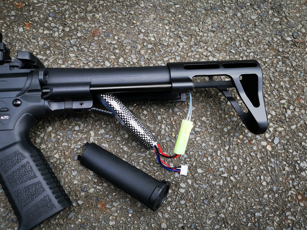 Well CQB T6 Full Metal CNC Custom with Mosfet - Black