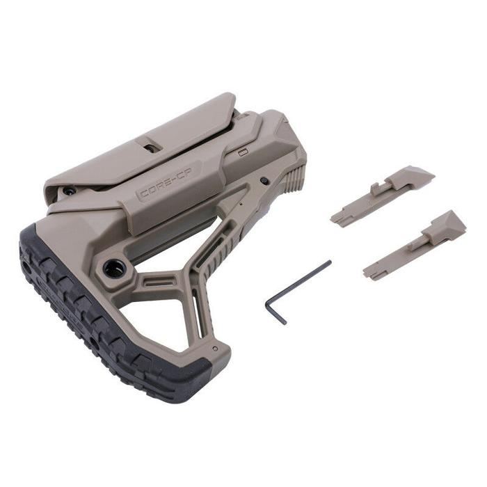 FAB Defense Stock CORE-CP Replica – Tan - Gel Blaster Parts & Accessories For Sale
