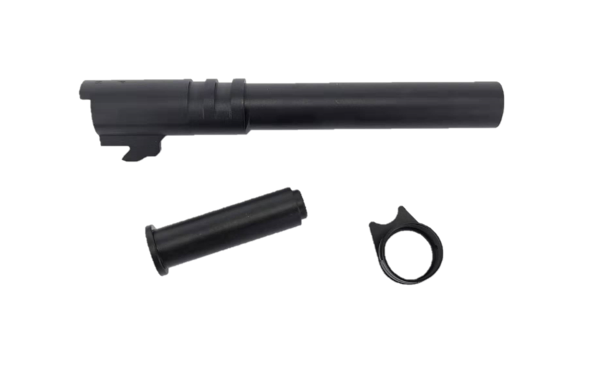Kublai P4 Metal Outer Barrel Kit - Black - Gel Blaster Parts & Accessories For Sale