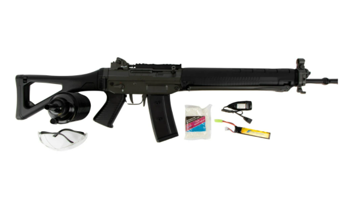 JG Works SIG 550 (X-Long with metal bi-pod) - Gel Blaster Gun