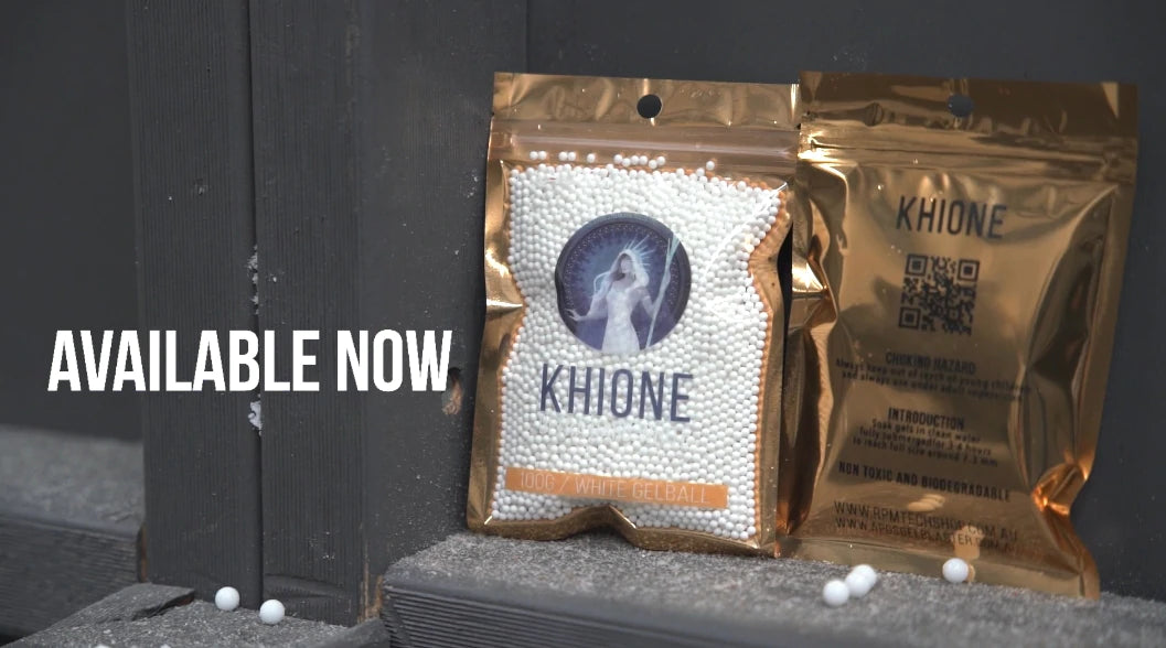 KHIONE Ultra Hard White Gels - Gel Blaster Ammunition Gel Balls For Sale