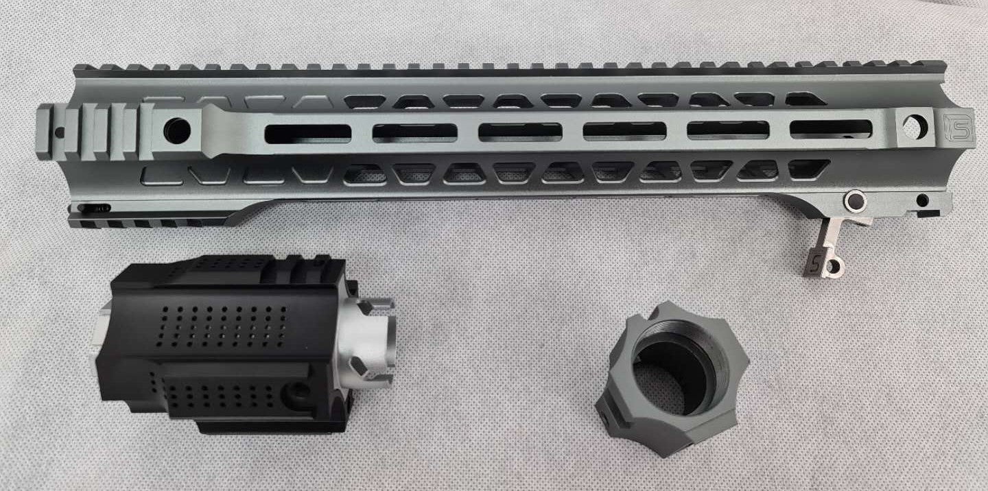 Kublai 14″ Jail Break Handguard – Grey - Gel Blaster Parts & Accessories For Sale