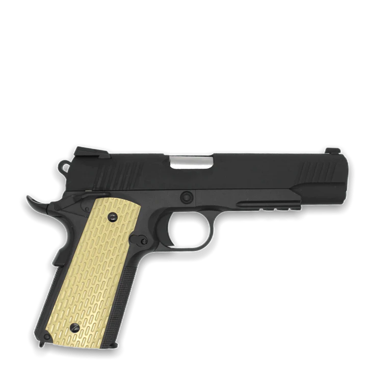 WE TECH 1911 KIMBER GELSOFT GAS BLOWBACK PISTOL - BLACK - Gel Blaster Guns, Pistols, Handguns, Rifles For Sale