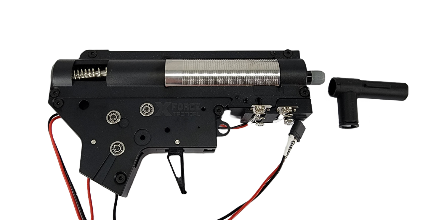 Black Label V2 CNC Gearbox with T238 Mosfet - Gel Blaster Parts & Accessories Gearbox For Sale