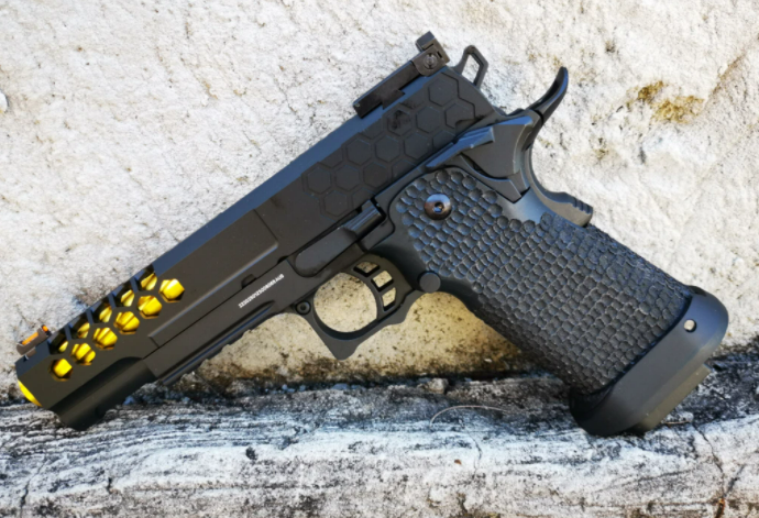 Golden Eagle 3399 Full metal CNC Hex cut Hi-Capa 5.1 (2011) GBB Pistol (Gas) - Gel Blaster Guns, Pistols, Handguns, Rifles For Sale