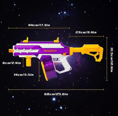 CosmoX Sirius Sci-Fi Gel Blaster (Purple & Amethyst) 