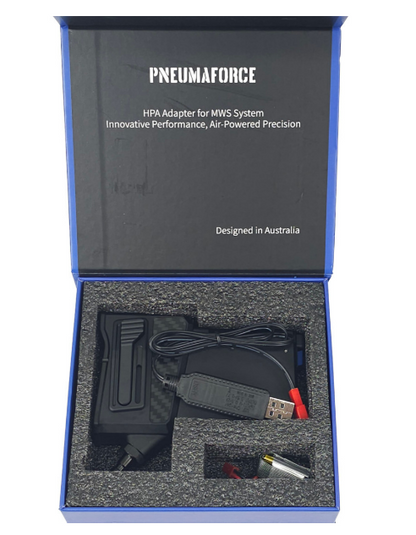 WM PNEUMAFORCE HPA Black Adaptor Magazine for MWS (ZET System) GBBR - Gel Blaster Guns, Pistols, Handguns, Rifles For Sale