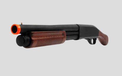 Golden Eagle M870 Real Wood Sawn-Off Gas Powered Shotgun - Gel8877RW - Gel Blaster Guns, Pistols, Handguns, Rifles For Sale