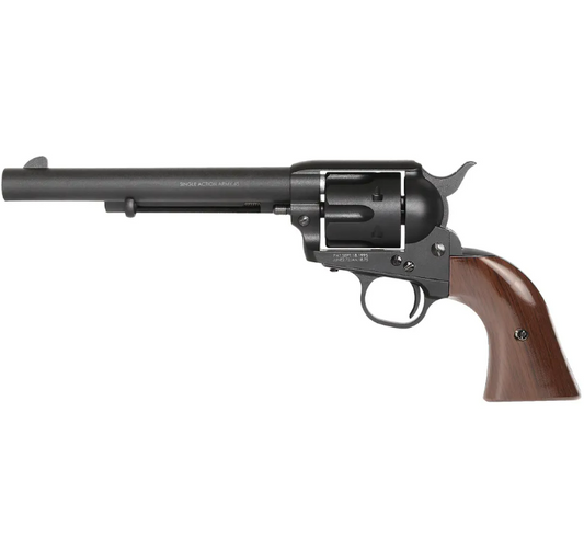 King Arms Peacemaker SAA .45 Revolver M – Black - Gel Blaster Guns, Pistols, Handguns, Rifles For Sale
