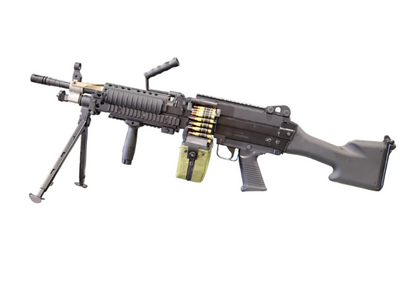 A&K Cybergun FN Licensed MK46 Full Metal Gel Blaster Replica (Black) - Gel Blaster Guns, Pistols, Handguns, Rifles For Sale