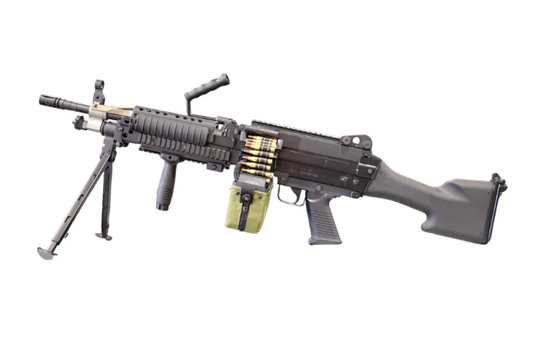 A&K Cybergun FN Licensed MK46 Full Metal Gel Blaster Replica (Black) - Gel Blaster Guns, Pistols, Handguns, Rifles For Sale