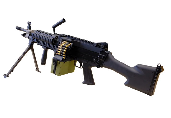 A&K Cybergun FN Licensed MK46 Full Metal Gel Blaster Replica (Black) - Gel Blaster Guns, Pistols, Handguns, Rifles For Sale