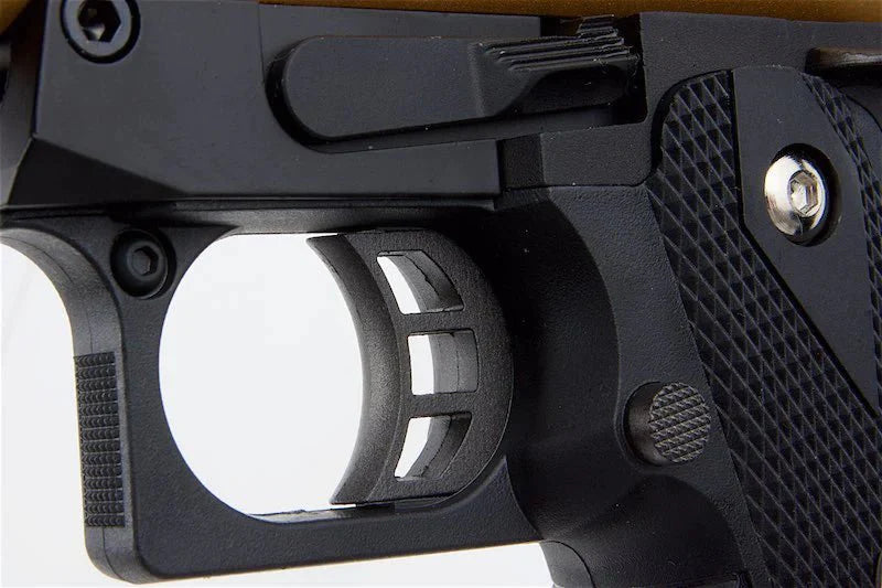 WE Galaxy Hi-Capa 5.1 Type A GBB Pistol - Gold Slide K Frame - Gel Blaster Guns, Pistols, Handguns, Rifles For Sale
