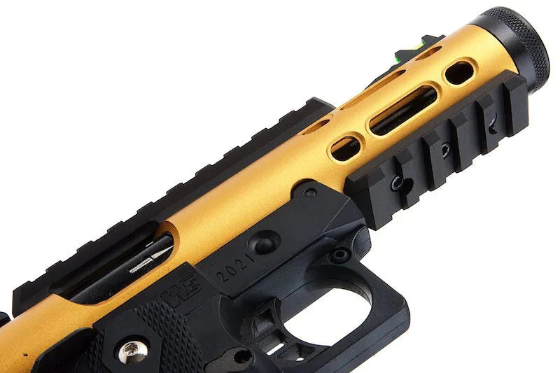 WE Galaxy Hi-Capa 5.1 Type A GBB Pistol - Gold Slide K Frame - Gel Blaster Guns, Pistols, Handguns, Rifles For Sale