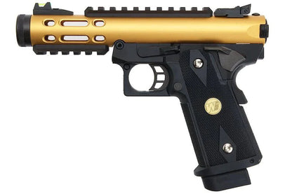 WE Galaxy Hi-Capa 5.1 Type A GBB Pistol - Gold Slide K Frame - Gel Blaster Guns, Pistols, Handguns, Rifles For Sale