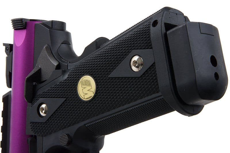 WE Galaxy Hi-Capa 5.1 Type A GBB Pistol - Purple Slide K Frame - Gel Blaster Guns, Pistols, Handguns, Rifles For Sale