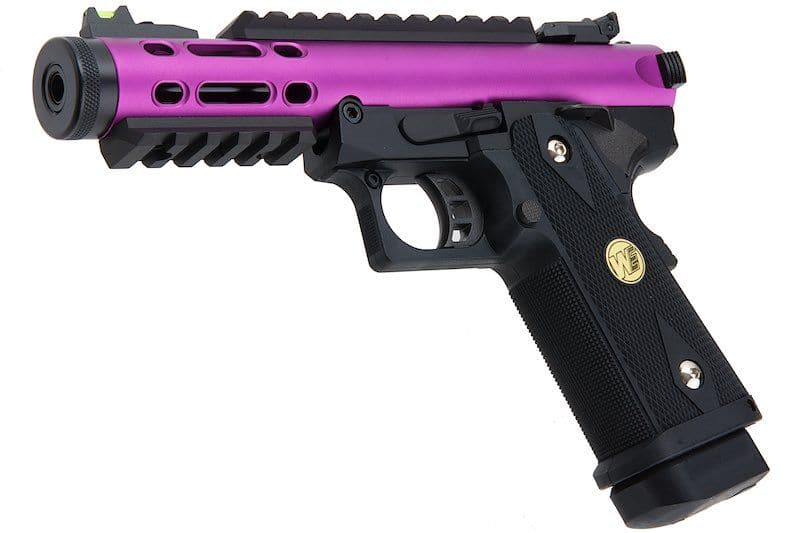 WE Galaxy Hi-Capa 5.1 Type A GBB Pistol - Purple Slide K Frame - Gel Blaster Guns, Pistols, Handguns, Rifles For Sale