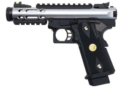WE Galaxy Hi-Capa 5.1 Type A GBB Pistol - Silver Slide K Frame - Gel Blaster Guns, Pistols, Handguns, Rifles For Sale