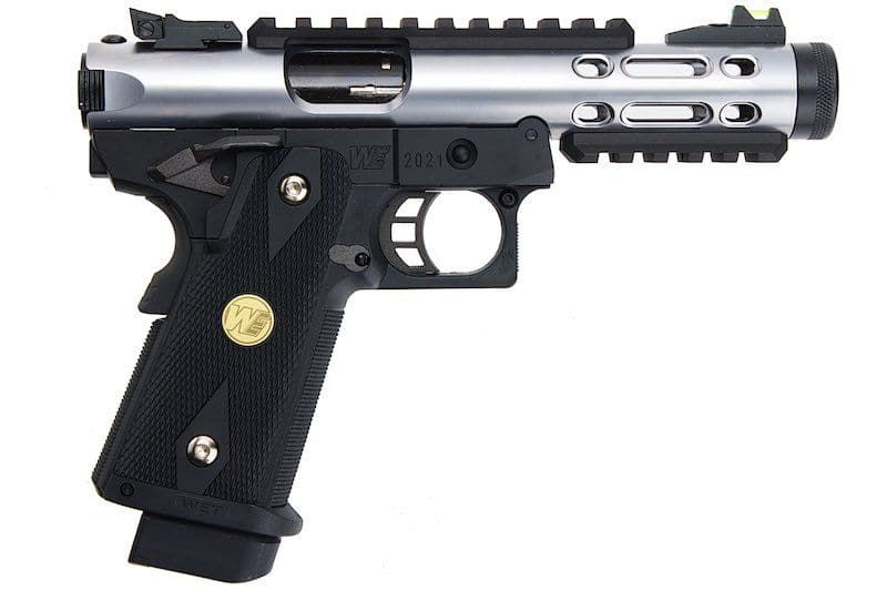 WE Galaxy Hi-Capa 5.1 Type A GBB Pistol - Silver Slide K Frame - Gel Blaster Guns, Pistols, Handguns, Rifles For Sale