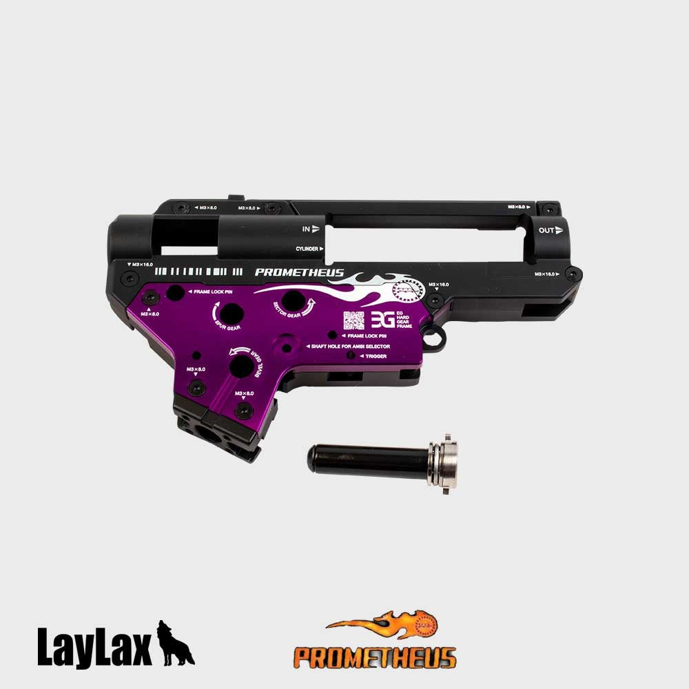 Laylax Prometheus V2 EG Split CNC Gearbox - Gel Blaster Parts & Access