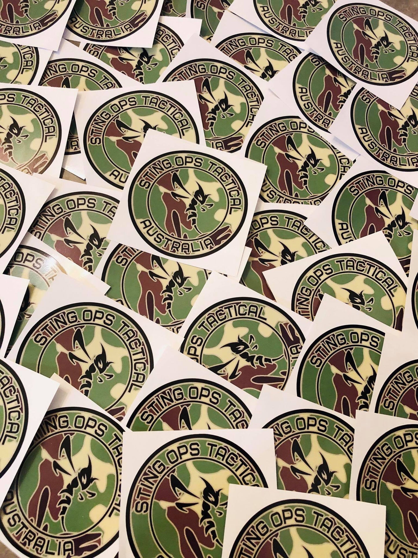 Sting Ops Tactical Australia Sticker - Gel Blaster Parts & Accessories For Sale