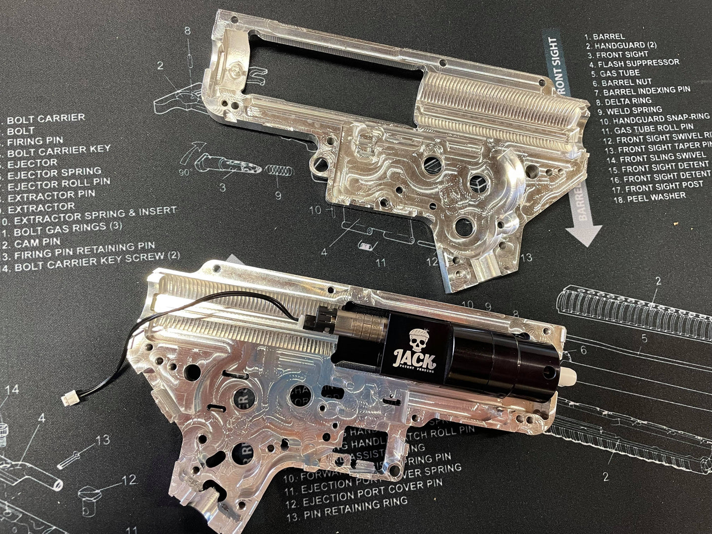 Polarstar Engine + MK Tactical CNC gearbox combo package  - Gel Blaster Parts & Accessories HPA For Sale