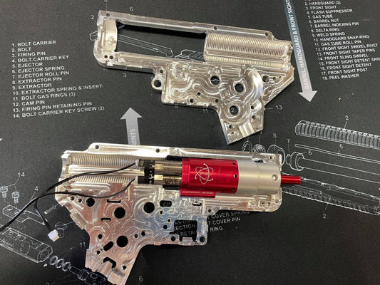 Polarstar Engine + MK Tactical CNC gearbox combo package  - Gel Blaster Parts & Accessories HPA For Sale