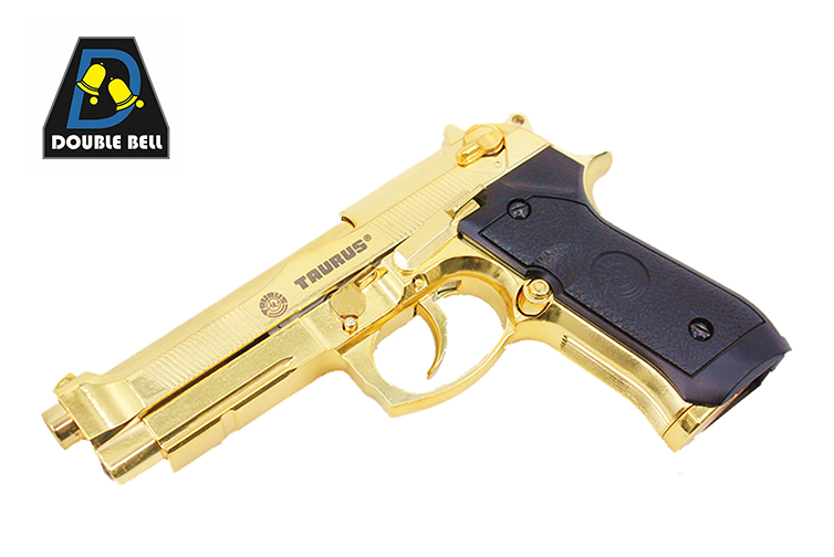 Double Bell Beretta/Taurus M92 GBB - Gold - Gel Blaster Guns, Pistols, Handguns, Rifles For Sale