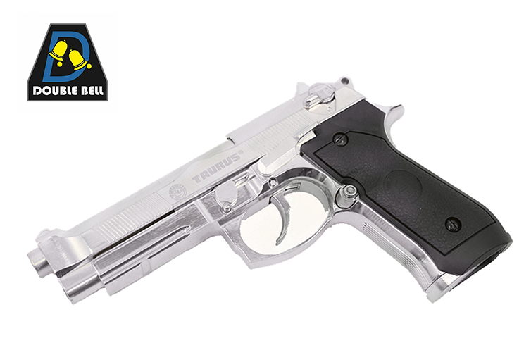 Double Bell Beretta/Taurus M92 GBB - Chrome - Gel Blaster Guns, Pistols, Handguns, Rifles For Sale