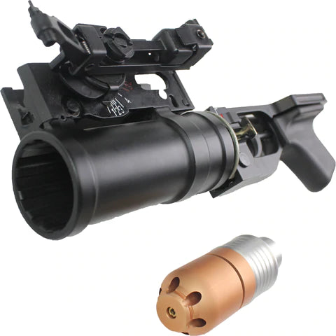 Double Bell K-55 GP-25 metal grenade launcher (Gas) - Gel Blaster Accessories For Sale