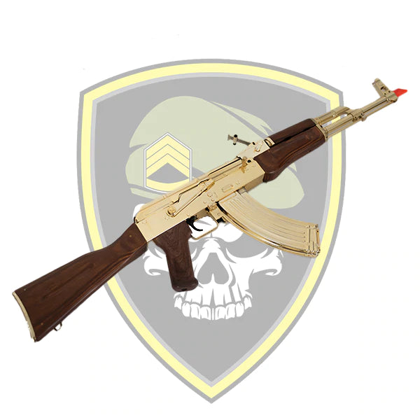 Double Bell Gold AK-47 Real Wood classic version -