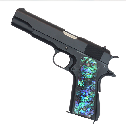 Custom 1911 Black GBB Pistol with Pearl Grips (Gas) - Gel Blaster Guns, Pistols, Handguns, Rifles For Sale