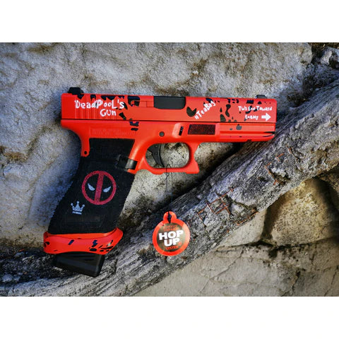 Double Bell Glock G17 "Tea Bag" Deadpool (Gas) - Gel Blaster Guns, Pistols, Handguns, Rifles For Sale