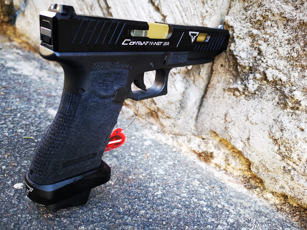 Double Bell Glock G34 TTI John Wick (Gas) Black - Gel Blaster Guns, Pistols, Handguns, Rifles For Sale